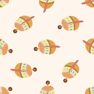 ağaç, karikatür Dikişsiz desen arka plan