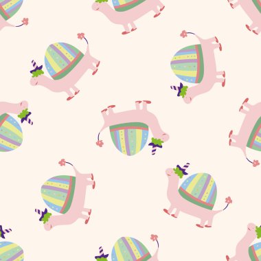 hayvan kaplumbağa, karikatür Dikişsiz desen arka plan