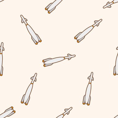 wepon bomba, karikatür Dikişsiz desen arka plan