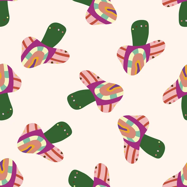 mantar çizgi film, çizgi film Dikişsiz desen arka plan