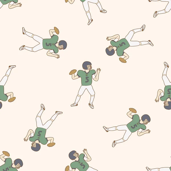 futbolcu, karikatür Dikişsiz desen arka plan
