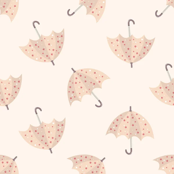 Umbrella theme, emets, cartoon seamless pattern background — стоковый вектор