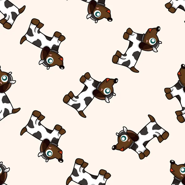 animal dog cartoon , cartoon seamless pattern background