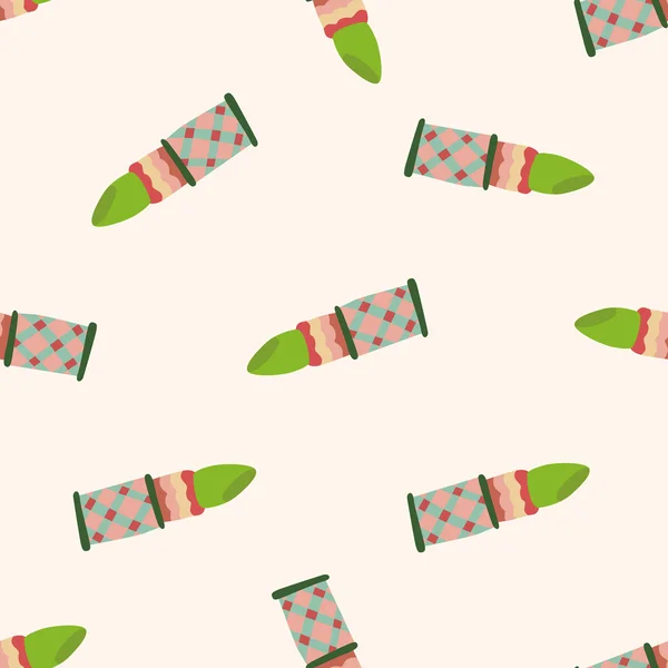 Lipstick , cartoon seamless pattern background — Stock Vector