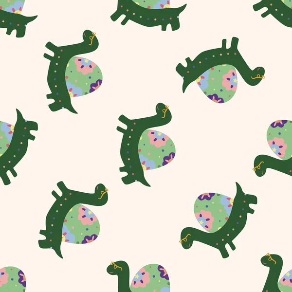 Tortuga animal, dibujos animados sin costura patrón de fondo — Vector de stock