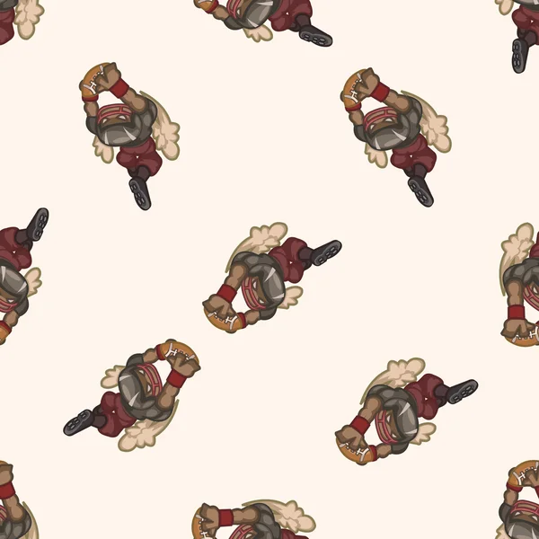 futbolcu, karikatür Dikişsiz desen arka plan