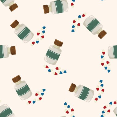 hap, karikatür Dikişsiz desen arka plan