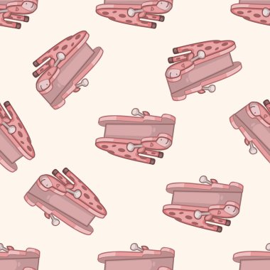 Bahçesi slayt, karikatür Dikişsiz desen arka plan