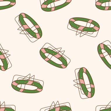 Eğlence Parkı özellikleri, karikatür Dikişsiz desen arka plan