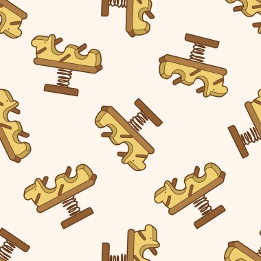 Eğlence Parkı özellikleri, karikatür Dikişsiz desen arka plan