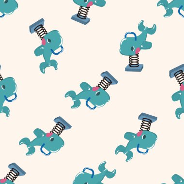 Eğlence Parkı özellikleri, karikatür Dikişsiz desen arka plan