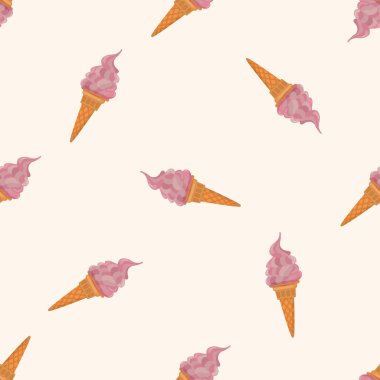 dondurma çizgi film, çizgi film Dikişsiz desen arka plan