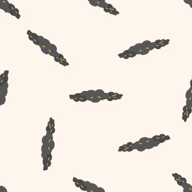 Hava yağmurlu bir gün, karikatür Dikişsiz desen arka plan