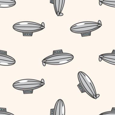 ulaşım uçak, karikatür Dikişsiz desen arka plan