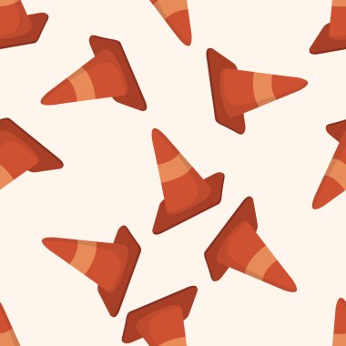 F1 yarış, karikatür Dikişsiz desen arka plan