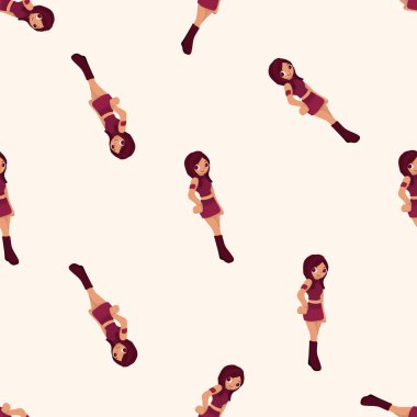 F1 yarış, karikatür Dikişsiz desen arka plan