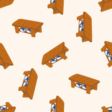 Tablo, karikatür Dikişsiz desen arka plan