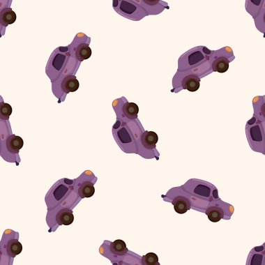 ulaşım Araba, çizgi film Dikişsiz desen arka plan