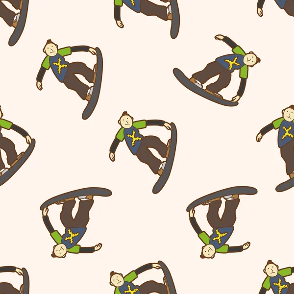 aşırı spor, karikatür Dikişsiz desen arka plan