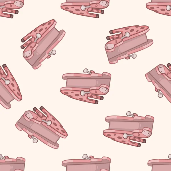 Bahçesi slayt, karikatür Dikişsiz desen arka plan