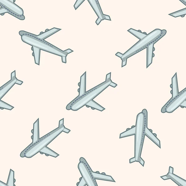 stock vector transportation airplane , cartoon seamless pattern background