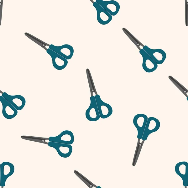 Scissors , cartoon seamless pattern background — Stock Vector