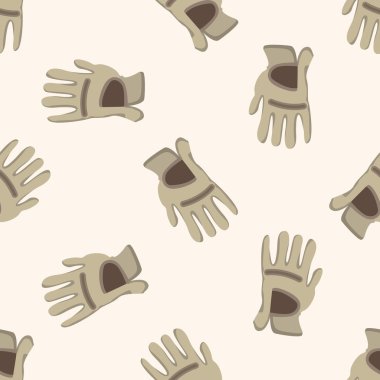 Golf Ekipmanları, karikatür Dikişsiz desen arka plan