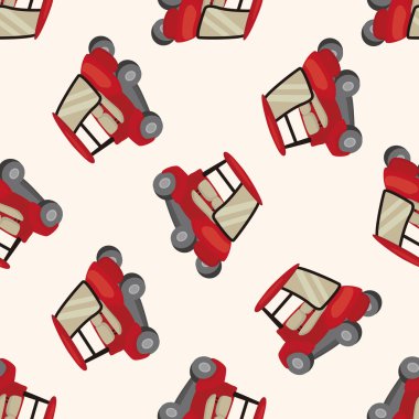 Golf Ekipmanları, karikatür Dikişsiz desen arka plan