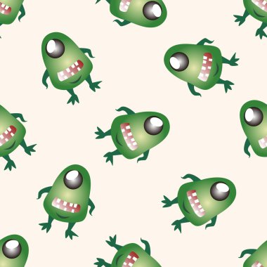 canavar çizgi film, çizgi film Dikişsiz desen arka plan