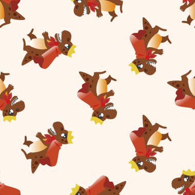 dinozor çizgi film, çizgi film Dikişsiz desen arka plan