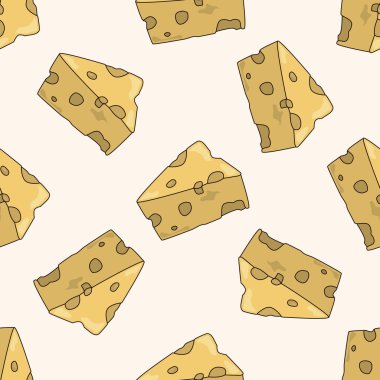 İtalyan gıda, karikatür Dikişsiz desen arka plan