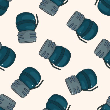 bomba, karikatür Dikişsiz desen arka plan