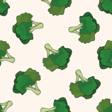 sebze ve meyve, karikatür Dikişsiz desen arka plan
