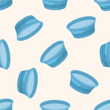 banyo bathtb, karikatür Dikişsiz desen arka plan