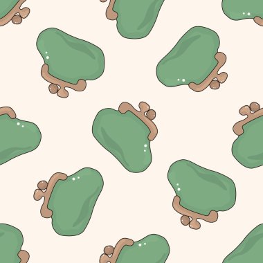 m-cüzdan, karikatür Dikişsiz desen arka plan