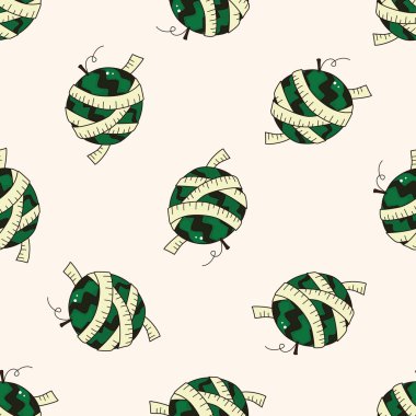 sebze ve meyve, karikatür Dikişsiz desen arka plan