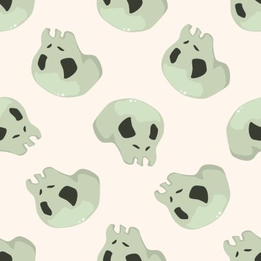 Hayalet, karikatür Dikişsiz desen arka plan