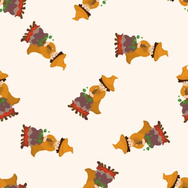 Cadı çizgi film, çizgi film Dikişsiz desen arka plan