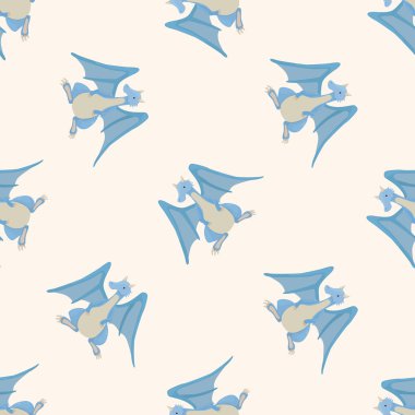 ejderha, karikatür Dikişsiz desen arka plan