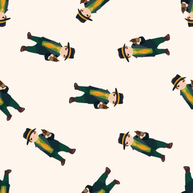 mafya, karikatür Dikişsiz desen arka plan