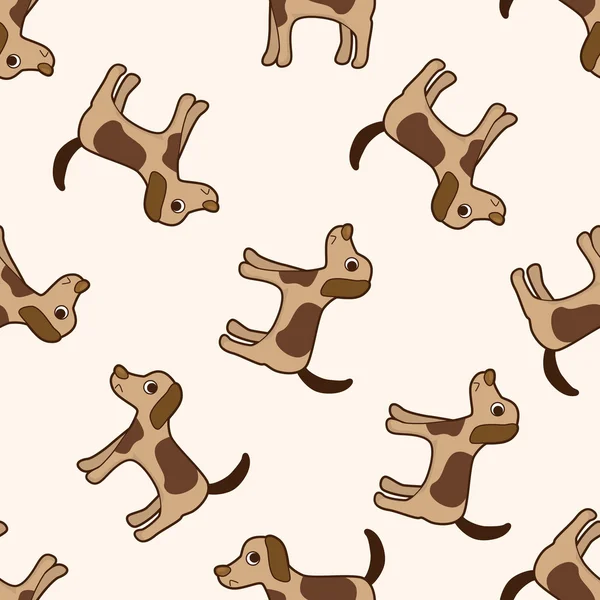 animal dog cartoon , cartoon seamless pattern background