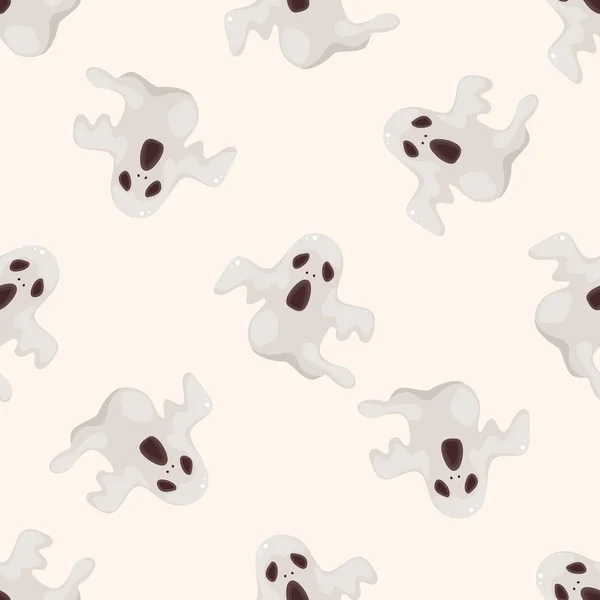 Ghost , cartoon seamless pattern background — Stock Vector