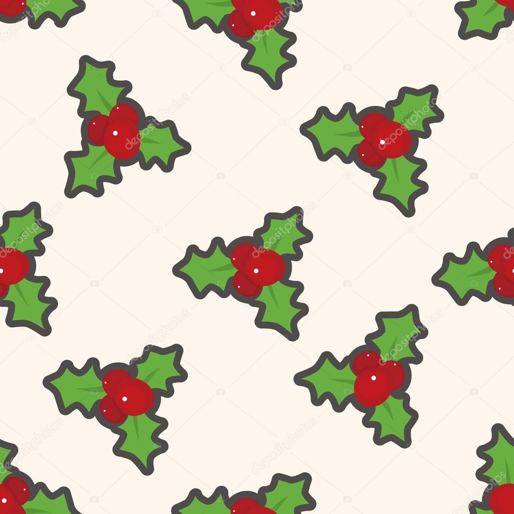Weihnachtsstern Cartoon Nahtlose Hintergrundmuster