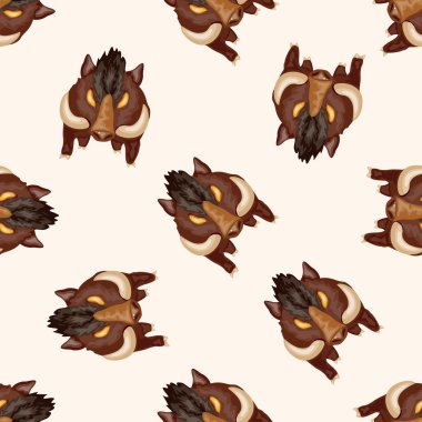 hayvan çizgi film, çizgi film Dikişsiz desen arka plan