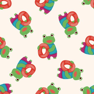 hayvan yaz çizgi film, çizgi film Dikişsiz desen arka plan