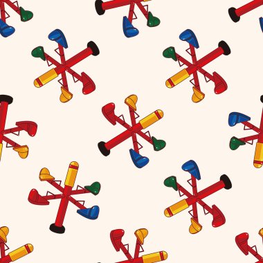 Eğlence Parkı özellikleri, karikatür Dikişsiz desen arka plan