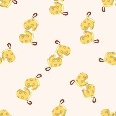 mutfak fırın eldiveni, karikatür Dikişsiz desen arka plan