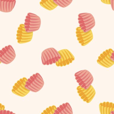 kalıp, karikatür Dikişsiz desen arka plan pişirme mutfak eşyaları