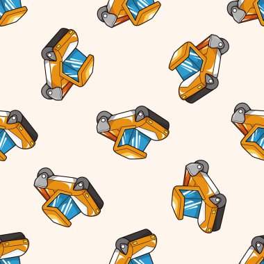 kamyon, karikatür Dikişsiz desen arka plan