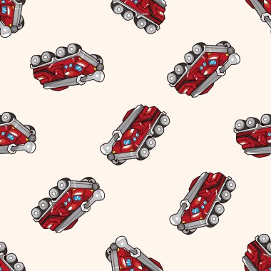 kamyon, karikatür Dikişsiz desen arka plan